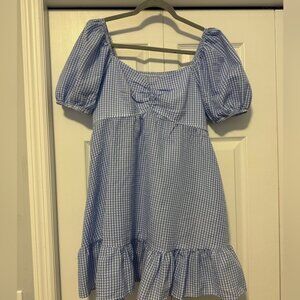 Blue Gingham Dress